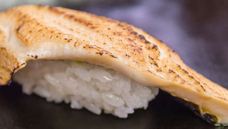 Anago Nigiri, Salt-Water Eel Sushiの写真素材