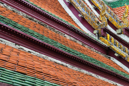Wat Phra Kaew roof の写真素材
