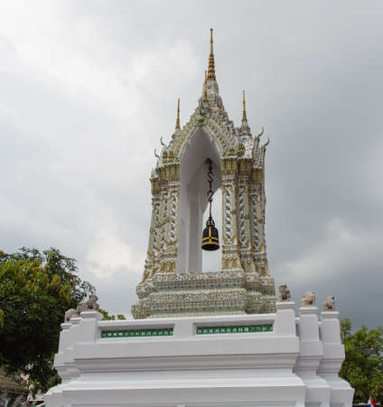ancient wat pho belfry in bangkok, thailand.の写真素材