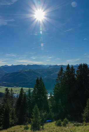 Viewpoint on the Schafberg, Austriaの写真素材