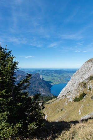 View from the Schafberg, Austriaの写真素材