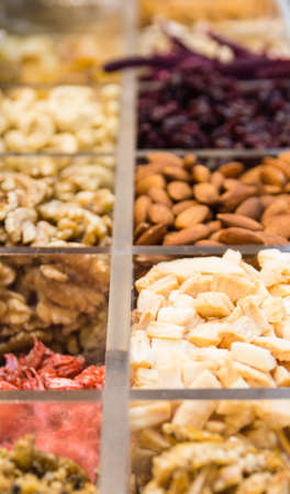 Dry food on the market in Seoul, Koreaの写真素材