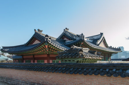 Changdeok palace in Seoul Koreaのeditorial素材