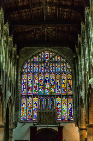 Holy Trinity Church, Stratford - upon-Avon stained glass windowsのeditorial素材