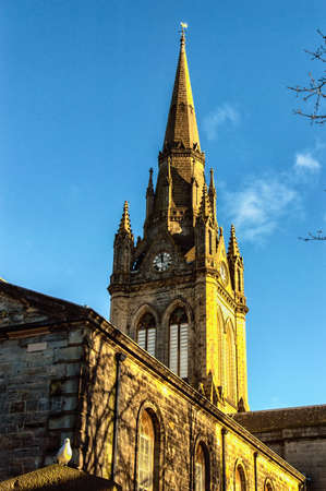 The Kirk of St Nicholas in Aberdeen Scotland was designed by the architect James Gibbs (1682-1754.) It was built in 1755の写真素材