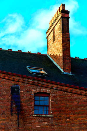 Birmingham detail of the Gas Street Basin. West Midlands, England.の写真素材