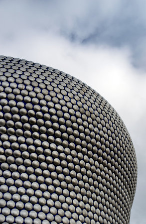 Exterior of shopping mall building, Birmingham, West Midlandsのeditorial素材