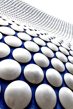 Exterior of shopping mall building, Birmingham, West Midlandsのeditorial素材