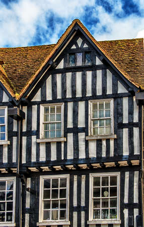 Old building facade in Stratford.の写真素材