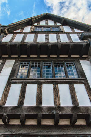 Old building facade in Stratford.の写真素材