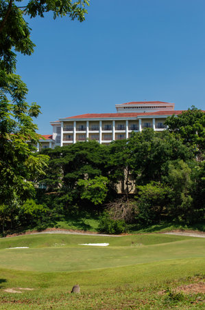 Beautiful Golf Course near Kuala Lumpur, Malaysiaのeditorial素材