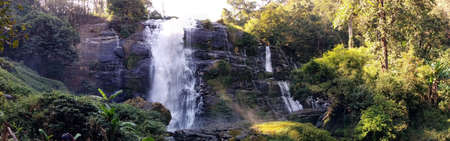 Wachira than waterfall chang mai province Thailandの写真素材