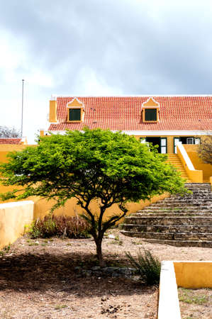 Architectual detail of a caribbean building.の写真素材