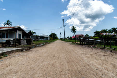Housing at Rust en Werk plantation, Suriname
