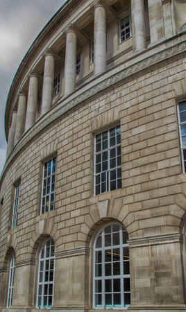 Central Library, Manchester; England; UKのeditorial素材