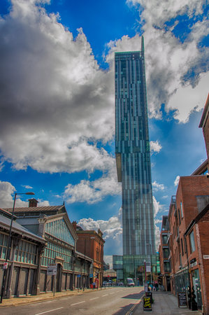 Beetham Tower is the tallest tower in Manchesterのeditorial素材