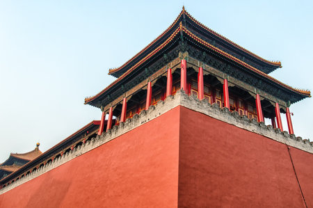 The imperial palace watchtower is one of the attractions palace, located in the Forbidden City even four corner.のeditorial素材