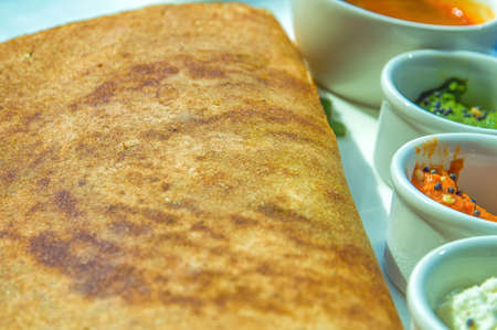 Masala Dosa, Dosa, South Indian snackの写真素材