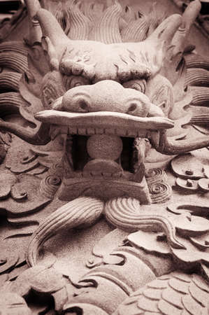 Chinese Dragon in Hongkong, Chinaの写真素材