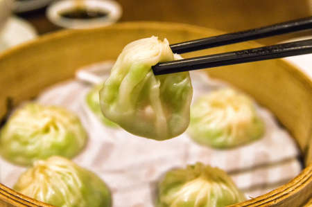 Traditional Xiao Long Bao food in Hong Kong, China