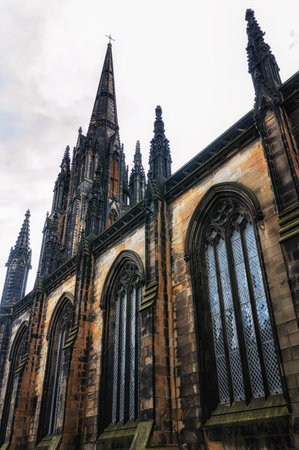 Exterior of the Hub, Royal Mile, Edinburgh, Scotlandのeditorial素材