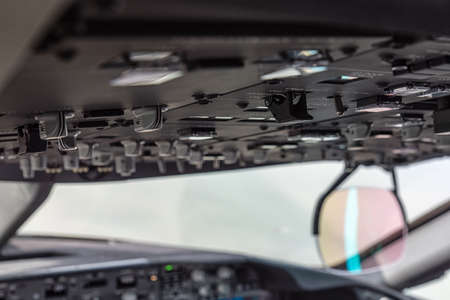 Cockpit instruments Close up, Shallow Depth of fieldの写真素材