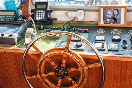 A Ship control bridgeのeditorial素材