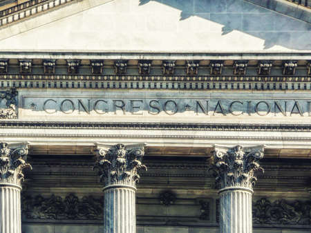 Argentina, Buenos Aires, Palace of Congress, exteriorの写真素材