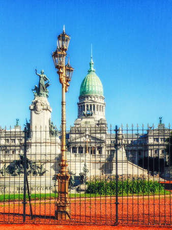 Argentina, Buenos Aires, Palace of Congress, exteriorの写真素材