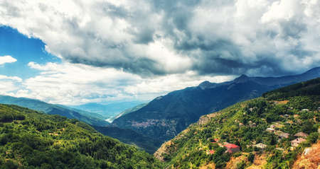 Landscape in Mavrovo National Park, Macedoniaの写真素材