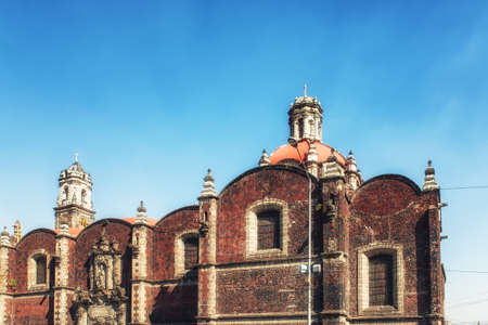 MEXICO CITY,MEXICO: The Temple of San Hipolito, an important site of religious pilgrimage in Mexico...