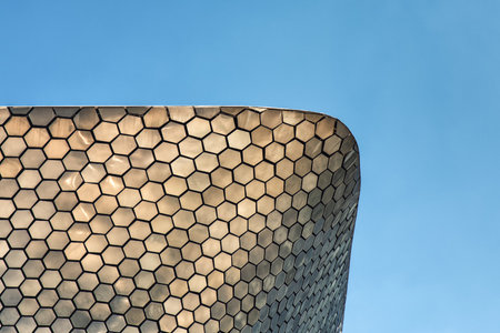 Abstract modern architecture in Mexico Cityのeditorial素材