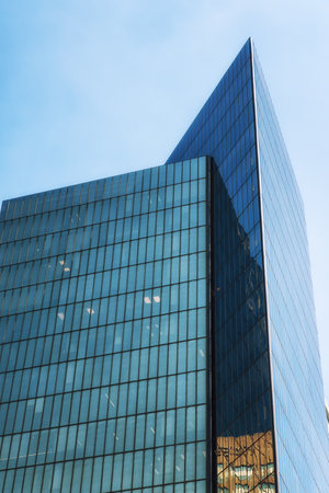 Buildings at Paseo de la Reforma avenue, Mexico Cityのeditorial素材