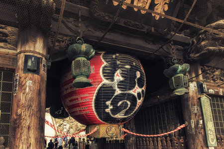 Narita, Japan 17 March, 2018: Lantern at Naritasan Shinshoji Temple in Narita, Japan.のeditorial素材