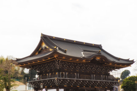 Narita, Japan 17 March, 2018: Gakudo Hall at Naritasan Shinshoji Temple, Narita, Japan part of Chisan set of Shingon Buddhismのeditorial素材