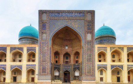 Mir-i-Arab Madrasah, Bukhara, Uzbekistanのeditorial素材