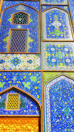 Detail of Sheikh Lotfollah Mosque in Isfahan, Iran