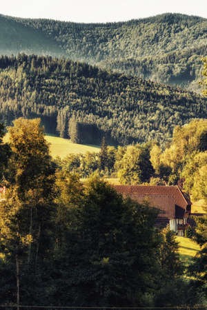 Rustic farm, woods and undulating hills and valleys make for an eye-soothing tour of the Black...