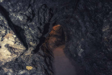Grube Wenzel, formerly one of the most important silver mines in the Black Forestの写真素材