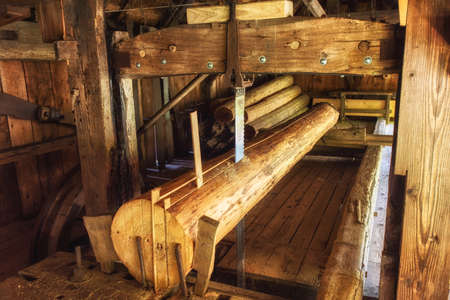 Early nineteenth century sawmill