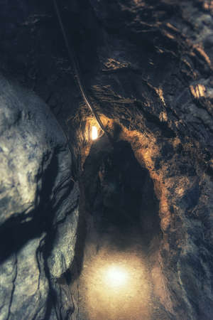 Grube Wenzel, formerly one of the most important silver mines in the Black Forestの写真素材