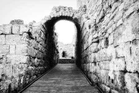 Israel, Haifa District, Caesarea (Caesarea Maritima), ruins of Caesarea