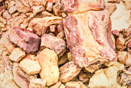 The Tsingy Rouge (Red Tsingy) is a stone formation of red laterite formed by erosion of the Irodo...