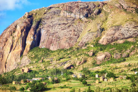 Impressing boulders dominating Anja Community Reserve, Madagascarの写真素材