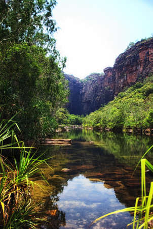 Beautiful lagoon at Kakadu National Park, Australiaの写真素材