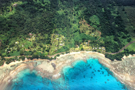 Coastal features of Viti Levu Island.