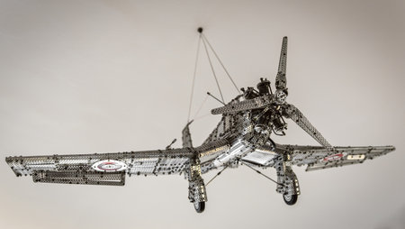 Meccano Messerschmitt airplane model