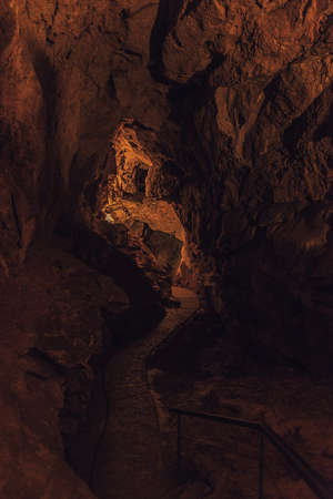 Mammut CaveCave labyrinth of superlativesThe endless expanse of the Dachstein massif from inside, the giant Mammut Cave is one of the largest karst caves in the world.の写真素材
