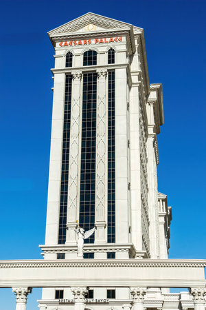 las Vegas, Nevada, USA - August 01, 2022:Caesars Palace opened in 1966. It has 3,960 rooms with a total of 166,000 sq ft in gaming space.のeditorial素材