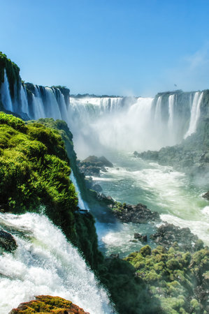 Argentina Iguazu Falls is the most visited place in Argentina.の写真素材